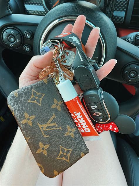 louis vuitton car keychain.